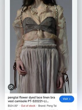 PENG TAI ( RARE ) HIGH FASHION 🎩 Top size Small 🎩
